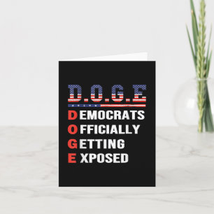D.o.g.e Doge Department Of Government Efficiency U Card