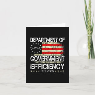 D.o.g.e Doge Department Of Government Efficiency U Card