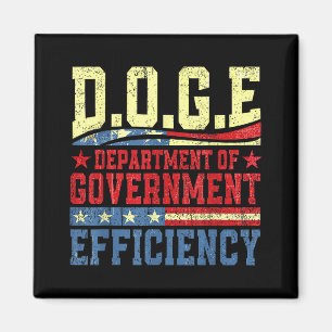 D.o.g.e Doge Department Of Government Efficiency U Magnet