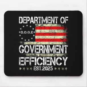 D.o.g.e Doge Department Of Government Efficiency U Mouse Pad