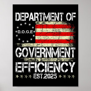D.o.g.e Doge Department Of Government Efficiency U Poster