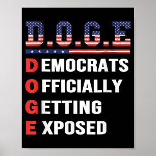 D.o.g.e Doge Department Of Government Efficiency U Poster