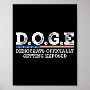 D.o.g.e Doge Department Of Government Efficiency U Poster