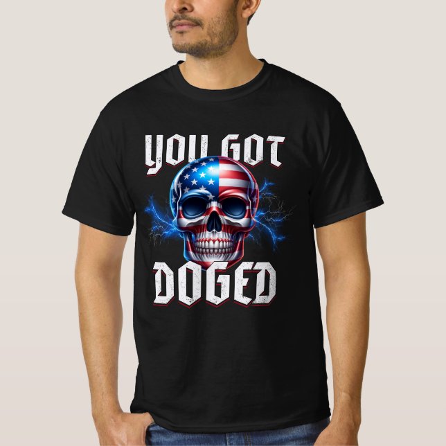 D.O.G.E. "You Got DOGED" t-shirt (Front)