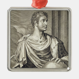 D. Octavius Augustus (63 BC - 14 AD) Emperor of Ro Metal Tree Decoration