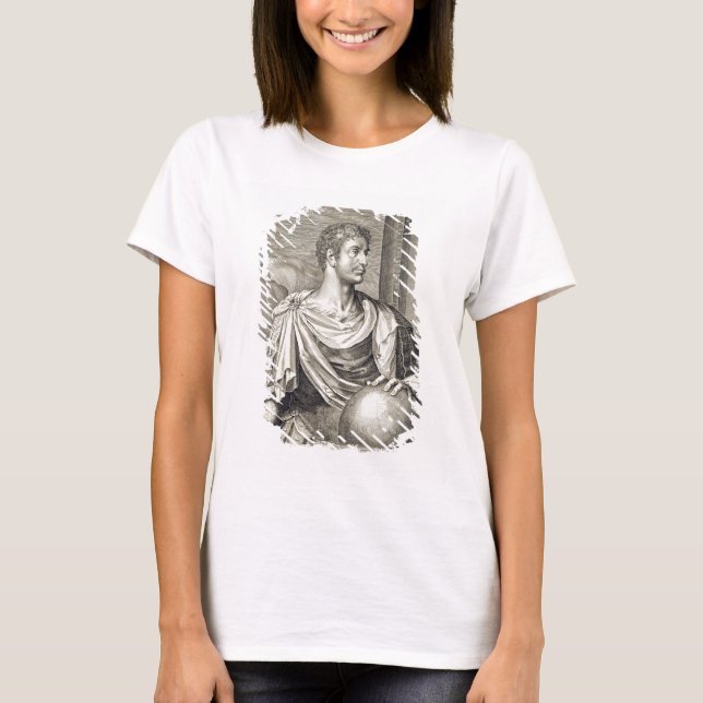 D. Octavius Augustus (63 BC - 14 AD) Emperor of Ro T-Shirt (Front)