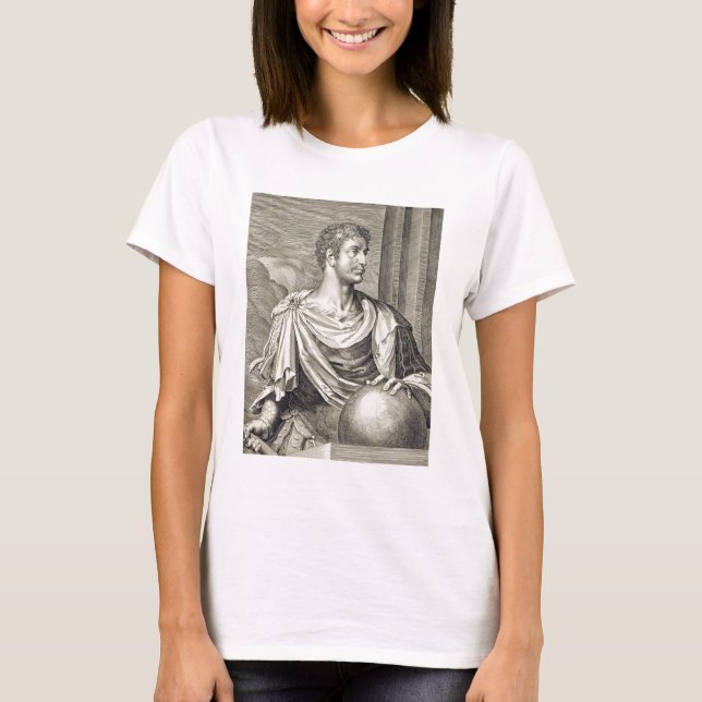 D. Octavius Augustus (63 BC - 14 AD) Emperor of Ro T-Shirt (Front)