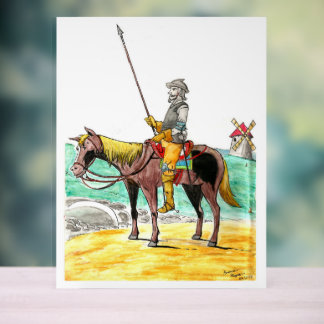 D. Quixote Acrylic Sign