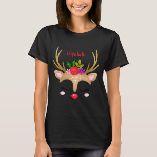 D Reindeer Christmas T-Shirt