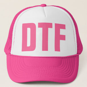 D T F Trucker Hat