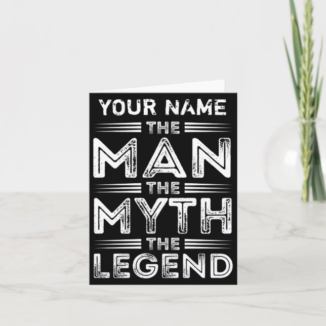 D The Man The Myth The Legend  Card (Front)