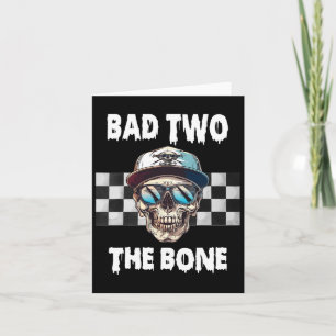 D To The Bone Birthday Halloween Skeleton Boy Todd Card