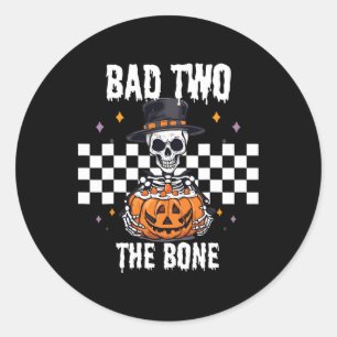 D To The Bone Skeleton Halloween Costume Classic Round Sticker
