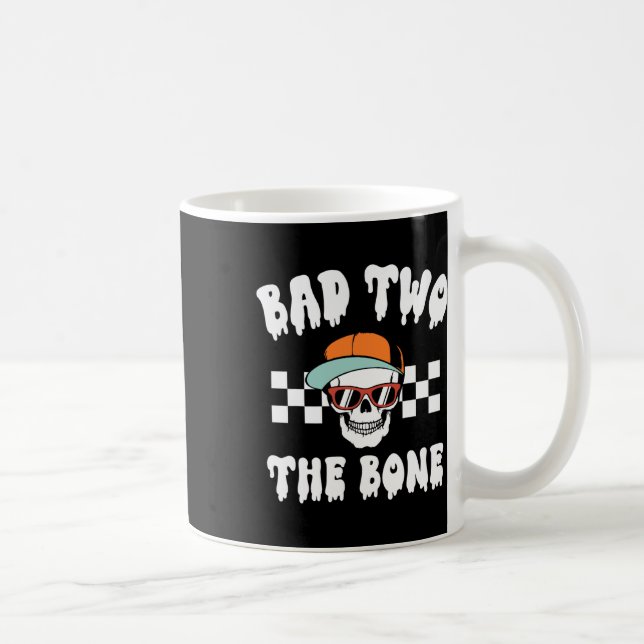 D To The Bone Skeleton Halloween Two Birthday Todd Coffee Mug (Right)