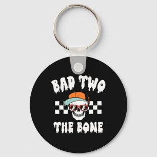 D To The Bone Skeleton Halloween Two Birthday Todd Key Ring