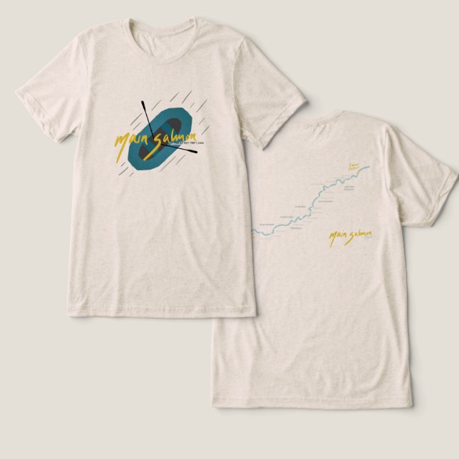 D Tri-Blend SHIRT (Design Front & Back)