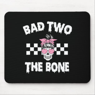 D Two The Bone Birthday 2nd Halloween 2 Years Old  Mouse Pad