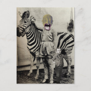 D.W. Scream Circus Act Postcard