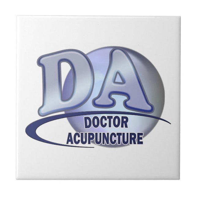 DA ACRONYM LOGO DOCTOR OF ACUPUNCTURE TILE (Front)