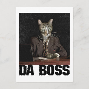 Da Boss Postcard