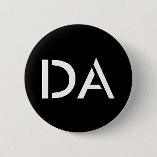 DA Classic Black Button