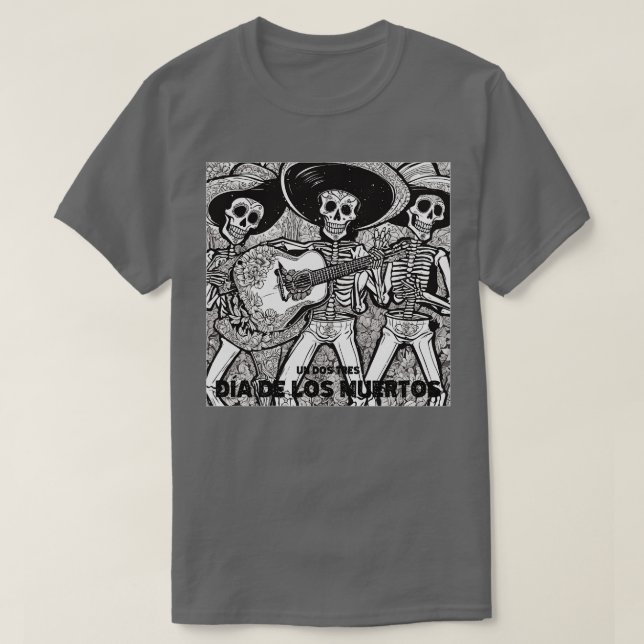 Da de los Muertos Band T-Shirt (Design Front)