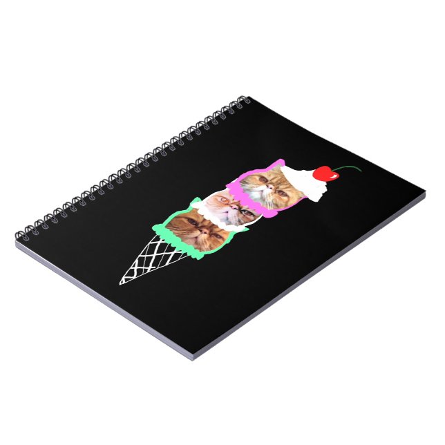 dA ICe CreAmz Spiral Notebook (Left Side)