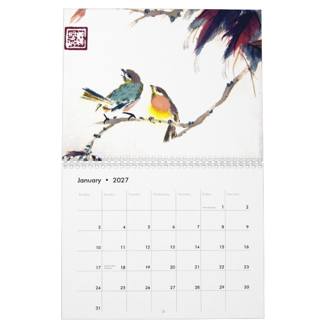 Da Kine Art 2012 Calendar (Jan 2027)