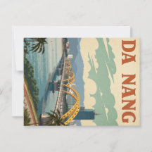 Da Nang Dragon Bridge in Stylised Art