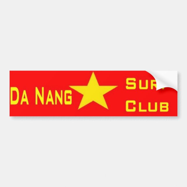 Da Nang Surf Club Bumper Sticker (Front)