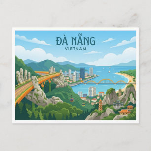 Da Nang Vietnam Asia Travel Postcard