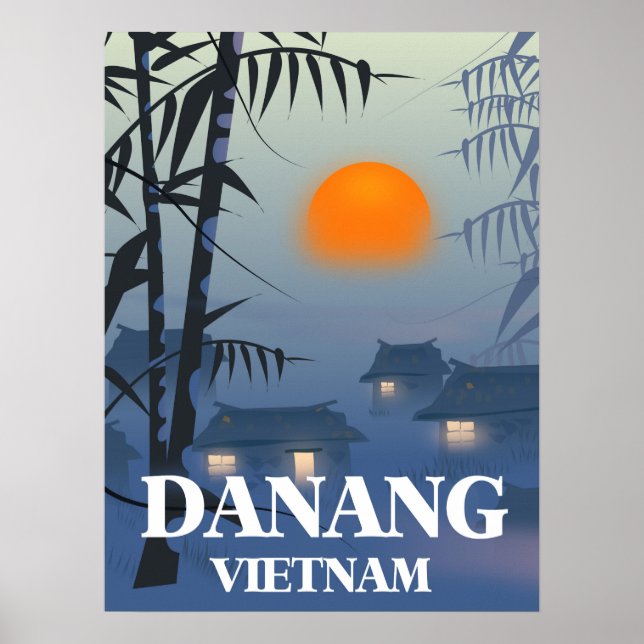 Da Nang Vietnam Travel poster (Front)