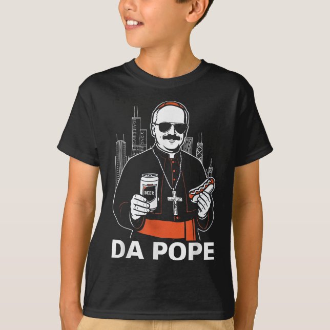 Da Pope America Pope Leo Xiv  T-Shirt (Front)