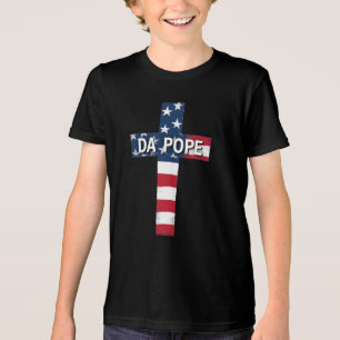 DA POPE – First American Pope, First Meme Saint Tri-Blend Shirt
