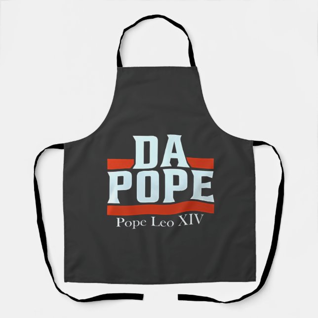 Da Pope From America Chicago Pope Leo XIV Provost  Apron (Front)