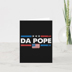 Da Pope From America Chicago Pope Leo Xiv Provost Card