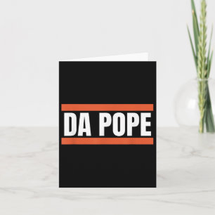 Da Pope From America Chicago Pope Leo Xiv Provost Card