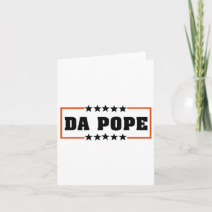 Da Pope From America Chicago Pope Leo Xiv Provost Card