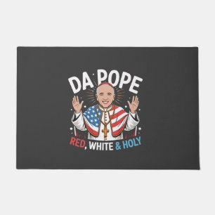 Da Pope From America Chicago Pope Leo XIV Provost  Doormat