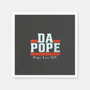 Da Pope From America Chicago Pope Leo XIV Provost  Napkin