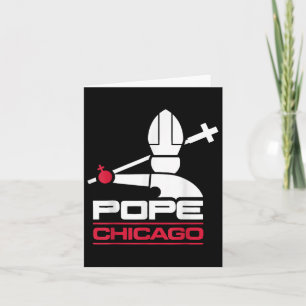 Da Pope Leo Xiv Shirt Chicago Baseball  Card