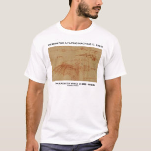 Da Vinci Design For A Flying Machine T-Shirt