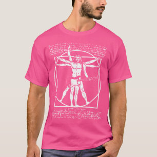 Da Vinci Guitar Man Vitruvian Man Guitarist T Shir T-Shirt