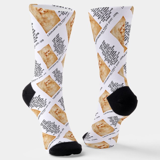 da Vinci Have A Little Relaxation Judgment Surer Socks (Angled)