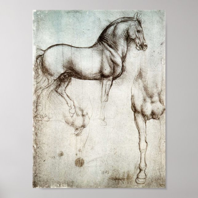Da Vinci Horse Poster (Front)