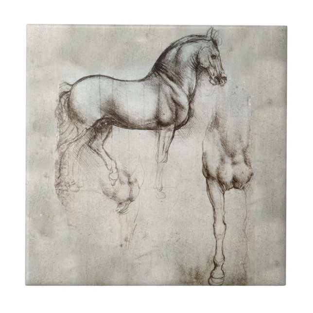 Da Vinci Horse Tile (Front)