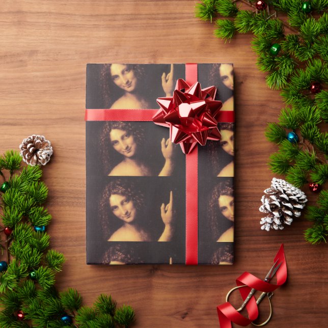 DA VINCI JOHN THE BAPTIST WRAPPING PAPER (Holiday Gift)