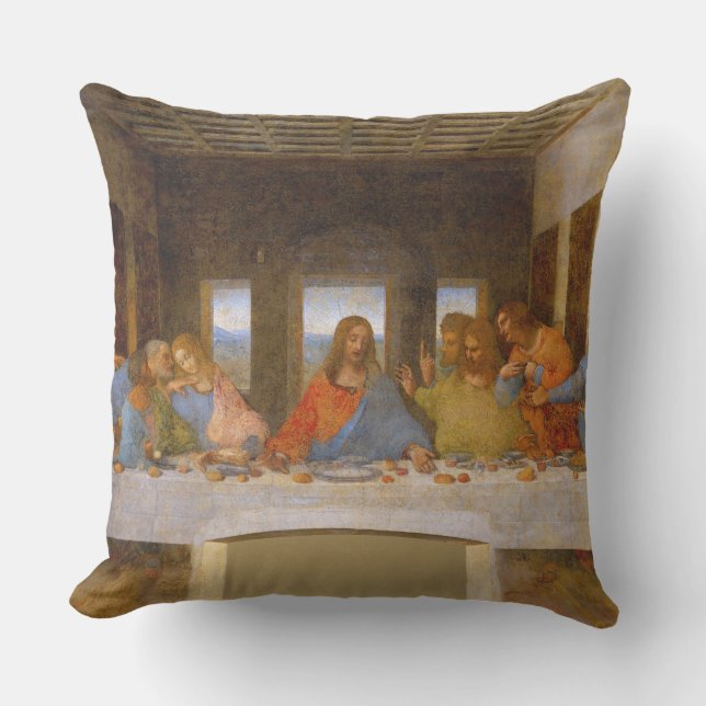 Da Vinci Last Supper Fine Art Classic Cushion (Front)