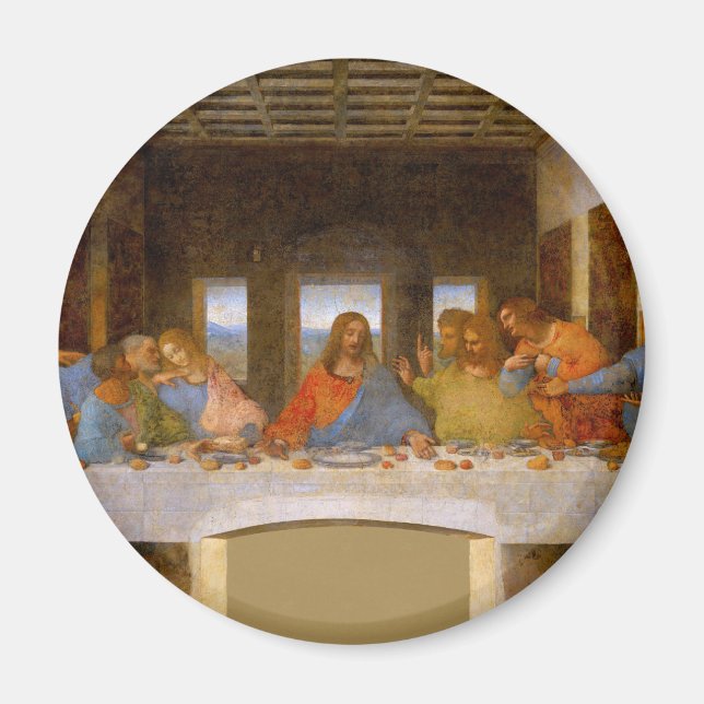Da Vinci Last Supper Fine Art Classic Magnet (Front)