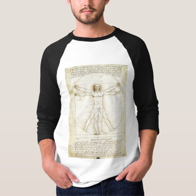 da-vinci-leonardo-proportions-of-the-human-figure T-Shirt (Front)